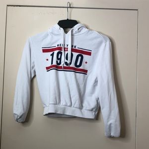 “New York 1990” Cropped Sweatshirt